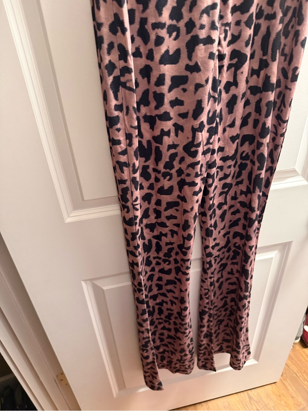 Leopard print lace trim jumpsuit - Picture 7 of 8